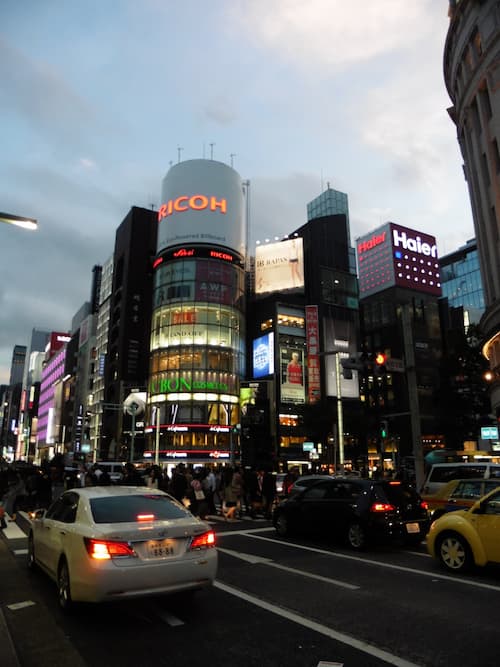 Ginza la nuit