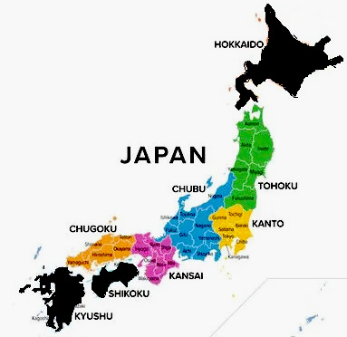 Carte Honshu